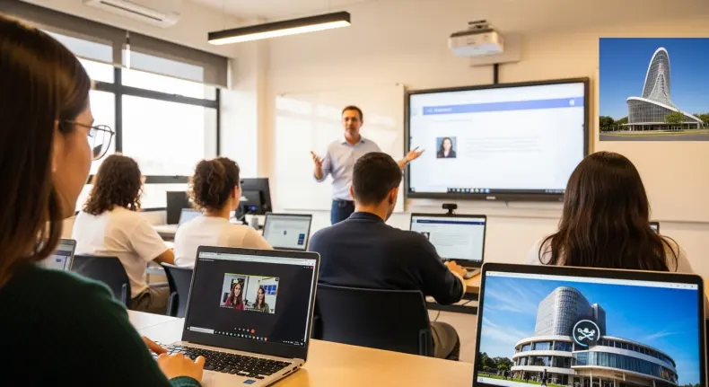 Modalidades online e presenciais com flexibilidade